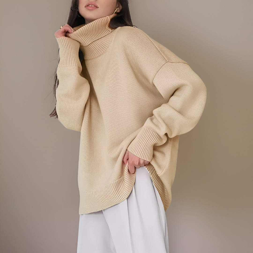 Krohn-e | Rollkragenpullover für Damen Winter
