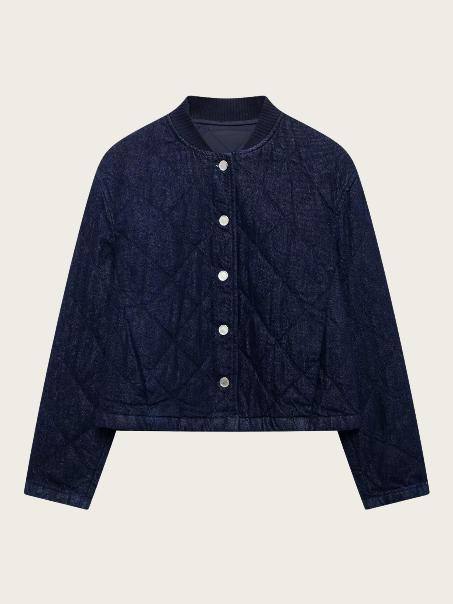 Krohn-e | Wattierte Damenjacke mit geradem Schnitt