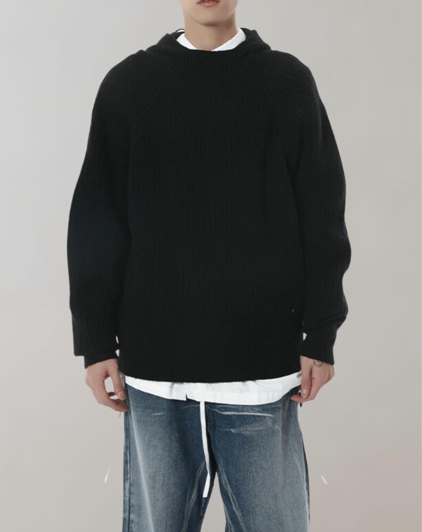 Fudus Gestricktes Sweatshirt