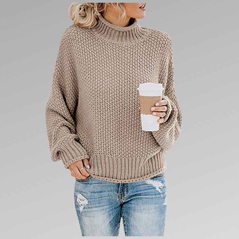 Krohn-e | Bequemer Strickpullover mit Langem Ärmel