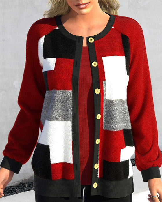 Krohn-e | Jacke Mit Block Muster Design