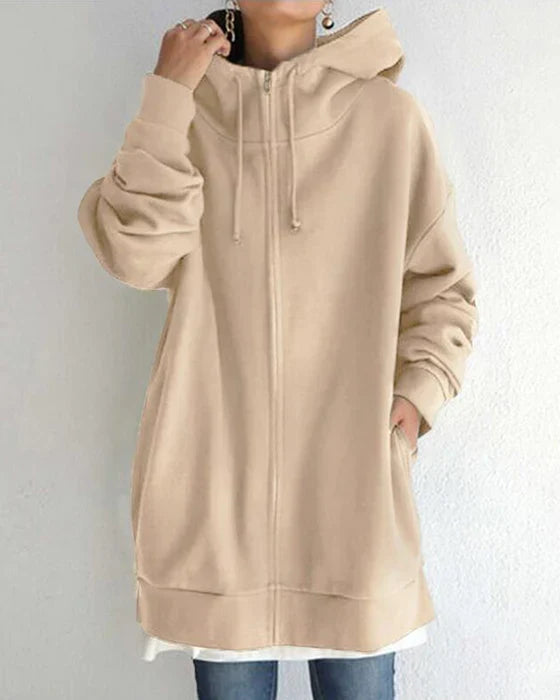 Modische Damenjacke mit Reißverschluss von Donna®