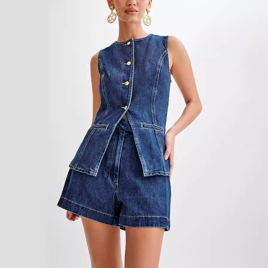 Damen Denim Set: lässig und bequem