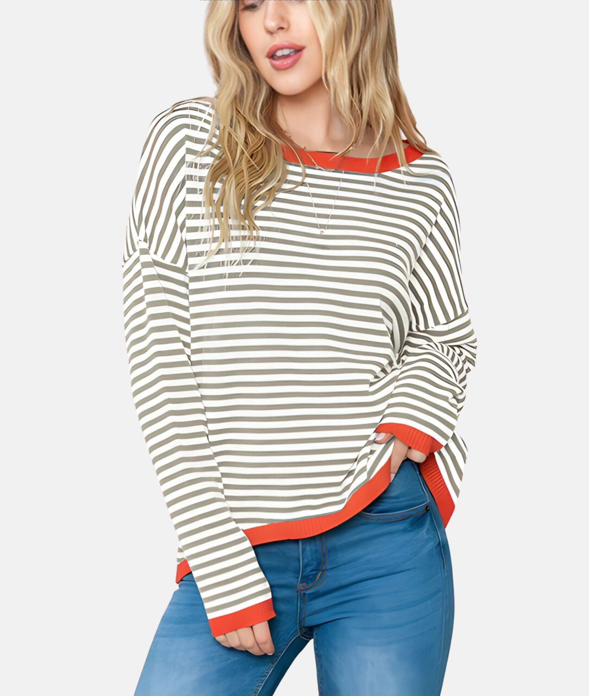 Krohn-e | Gestreifter Pullover