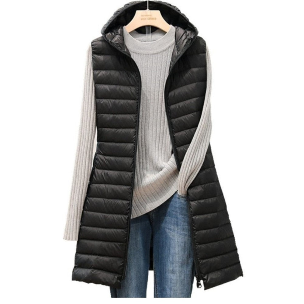 Krohn-e | Bequeme Lange Damen Weste