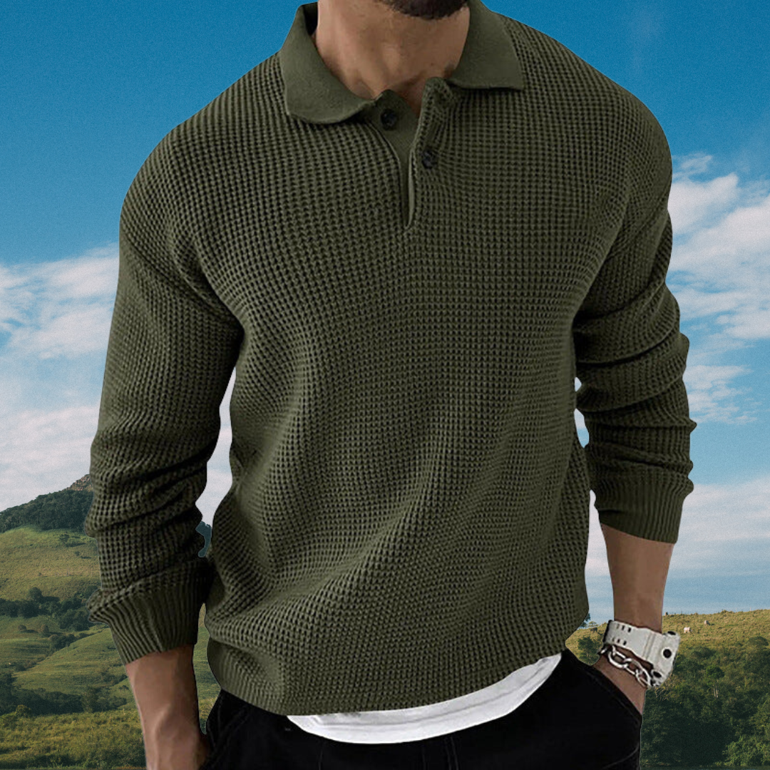 Krohn-e | Pullover mit Weicher Struktur