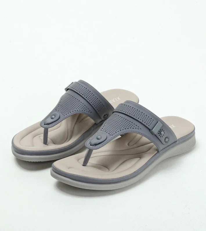 Sintra Black Orthopaedic Flip-Flops by Krohn-e