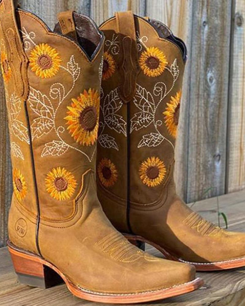 Krohn-e | Sonnenblumenstiefel