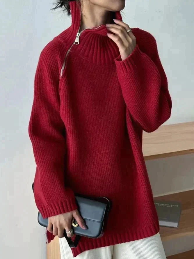 Krohn-e | Pullover mit Stehkragen