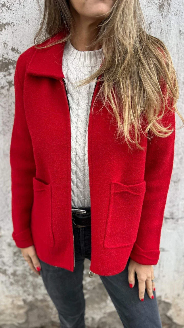 Krohn-e | Zip up Kurze Jacke Modern Minimalistische Oberbekleidung