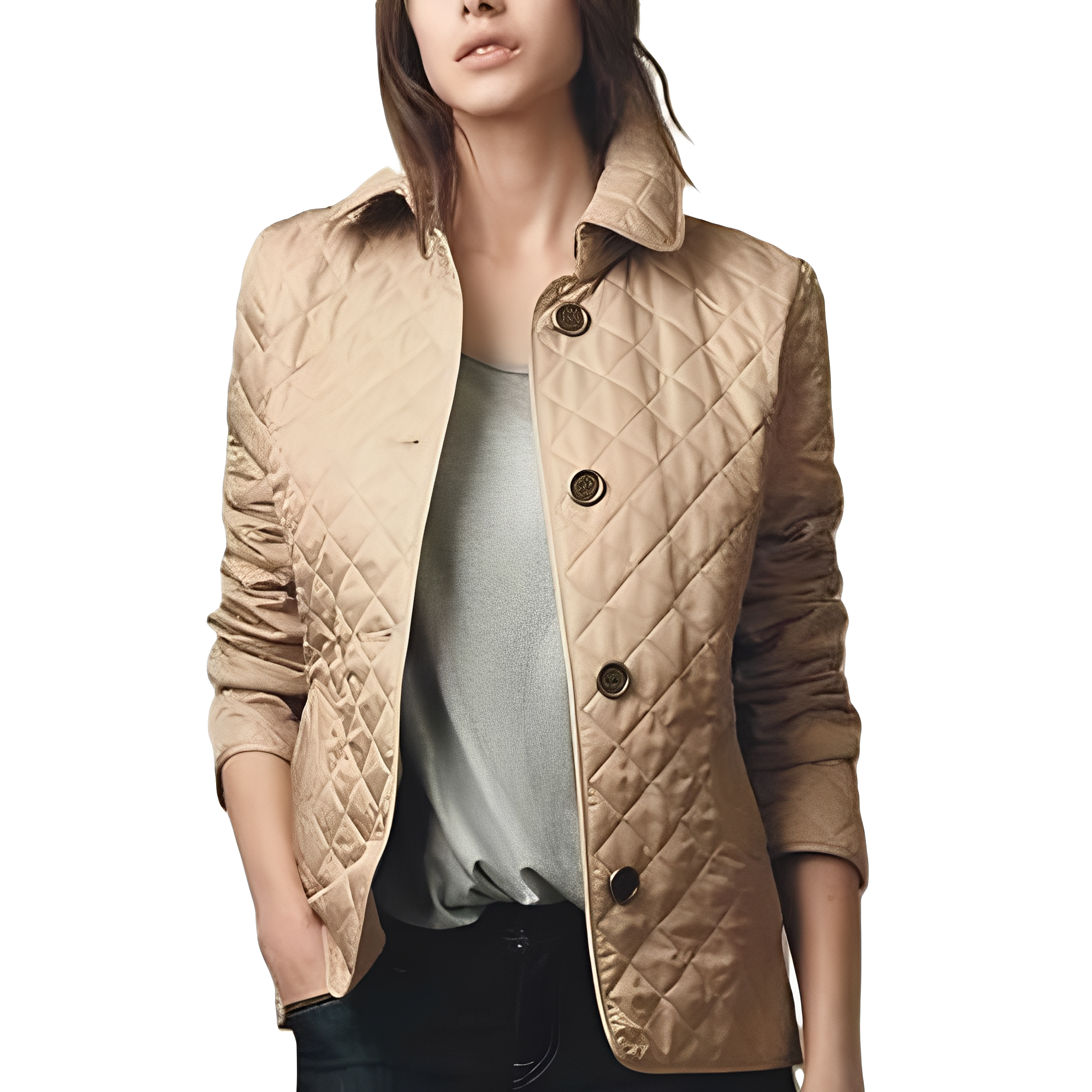Krohn-e | Warme, taillierte Jacke für Frauen