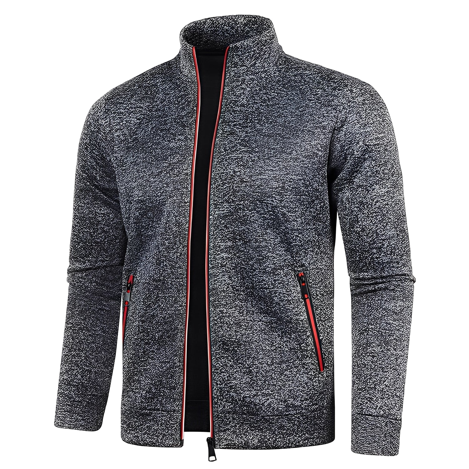 Krohn-e | Stylische Jacke mit Reißverschlusstaschen für Herren