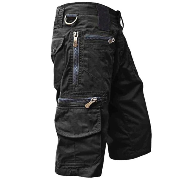Kurze, funktionelle Cargoshorts für Herren
