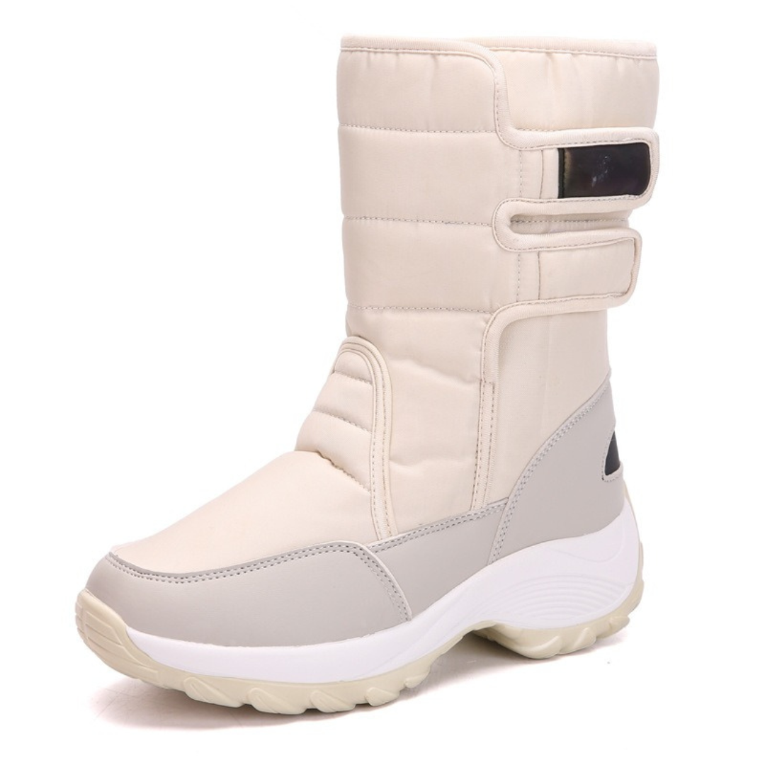 Krohn-e | Schneestiefel - Slip-On-Design - Isolierte Fleece-Innensohle