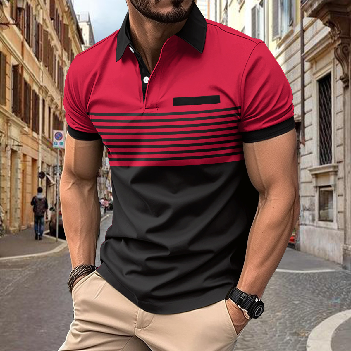 Modernes Herren-Poloshirt für alle Gelegenheiten