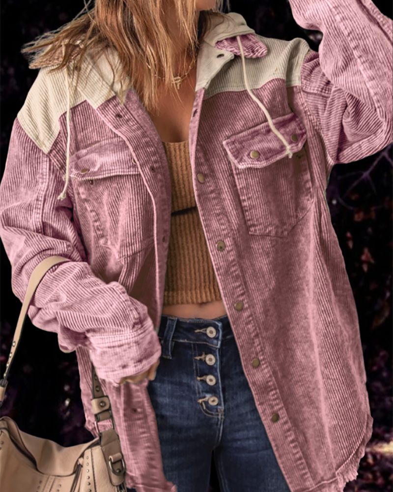 Krohn-e | Stylische Corduroy Jacke