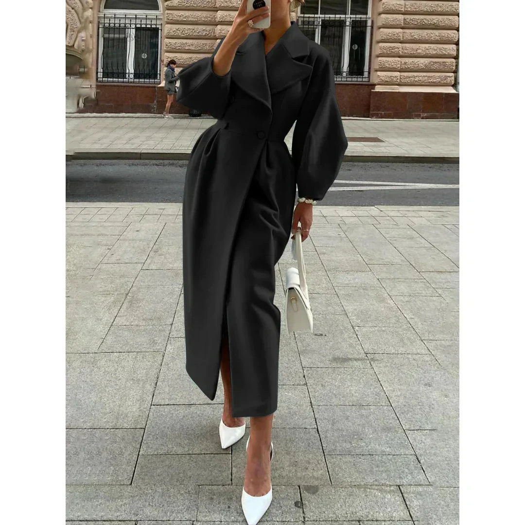 Krohn-e | Lange Jacke Klassischer Schnitt Zeitloser Stil