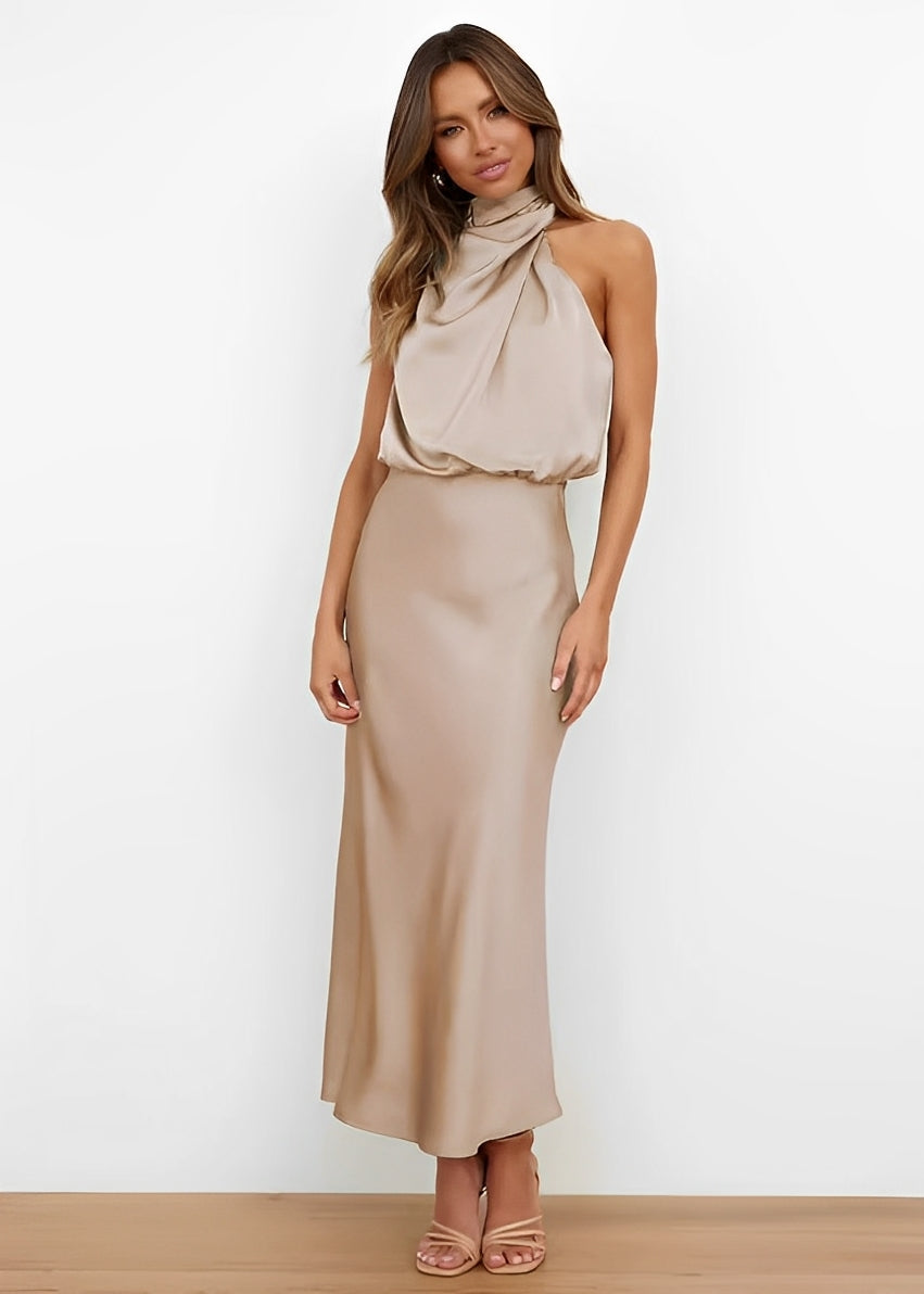 Edles Damen-Abendkleid aus Satin von Marley