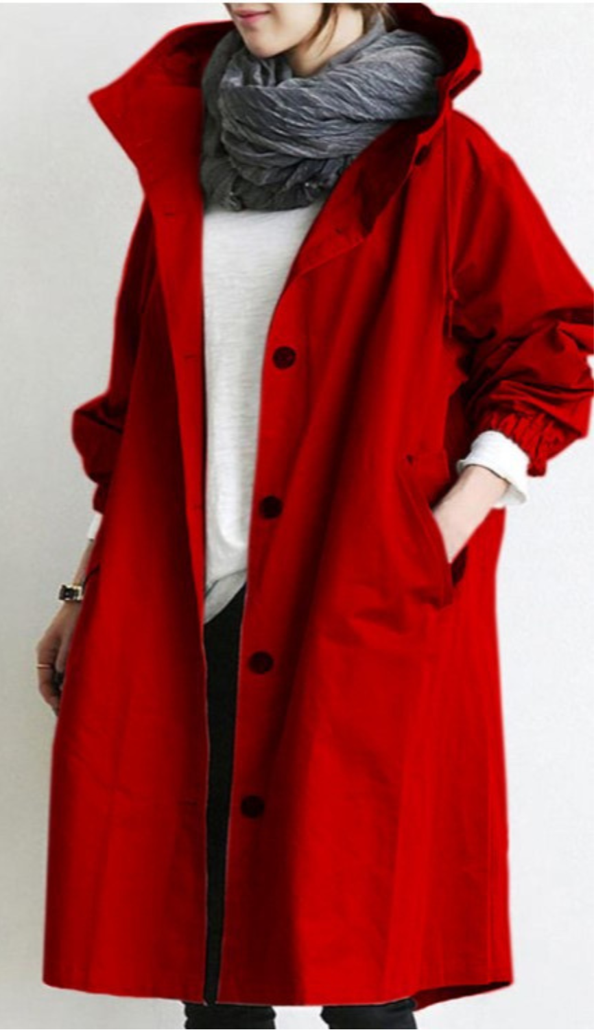 Krohn-e | Trenchcoat Damen Wind und Wasserdicht