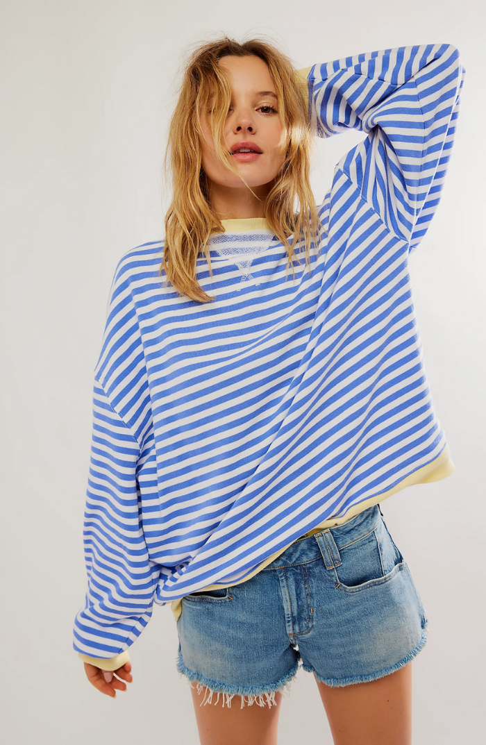 Fudus Oversized Striped Jersey