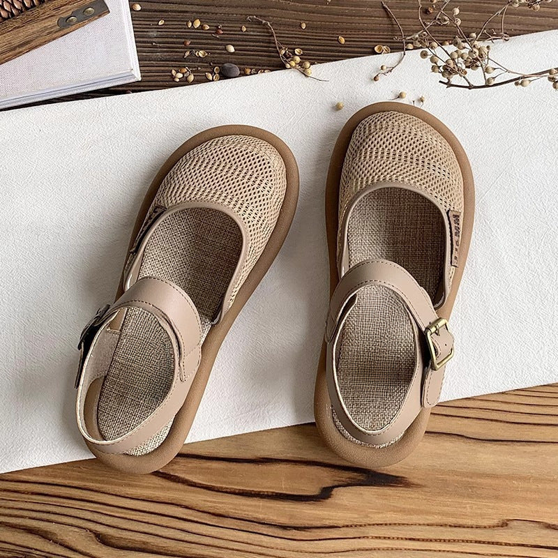 KROHN-E Damen Sandalen verstellbar gepolstert Komfort breite Passform