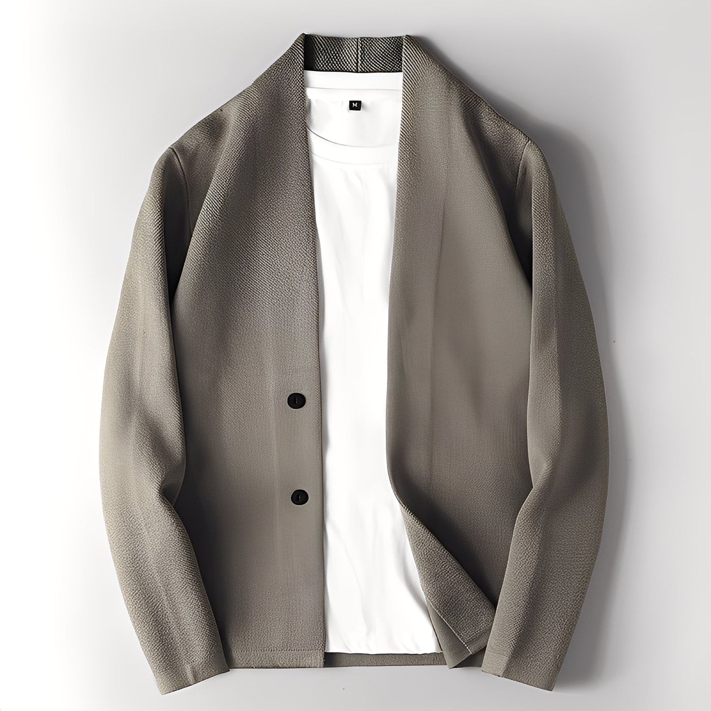 Krohn-e | Lässiger Cardigan mit Knöpfen für Männer