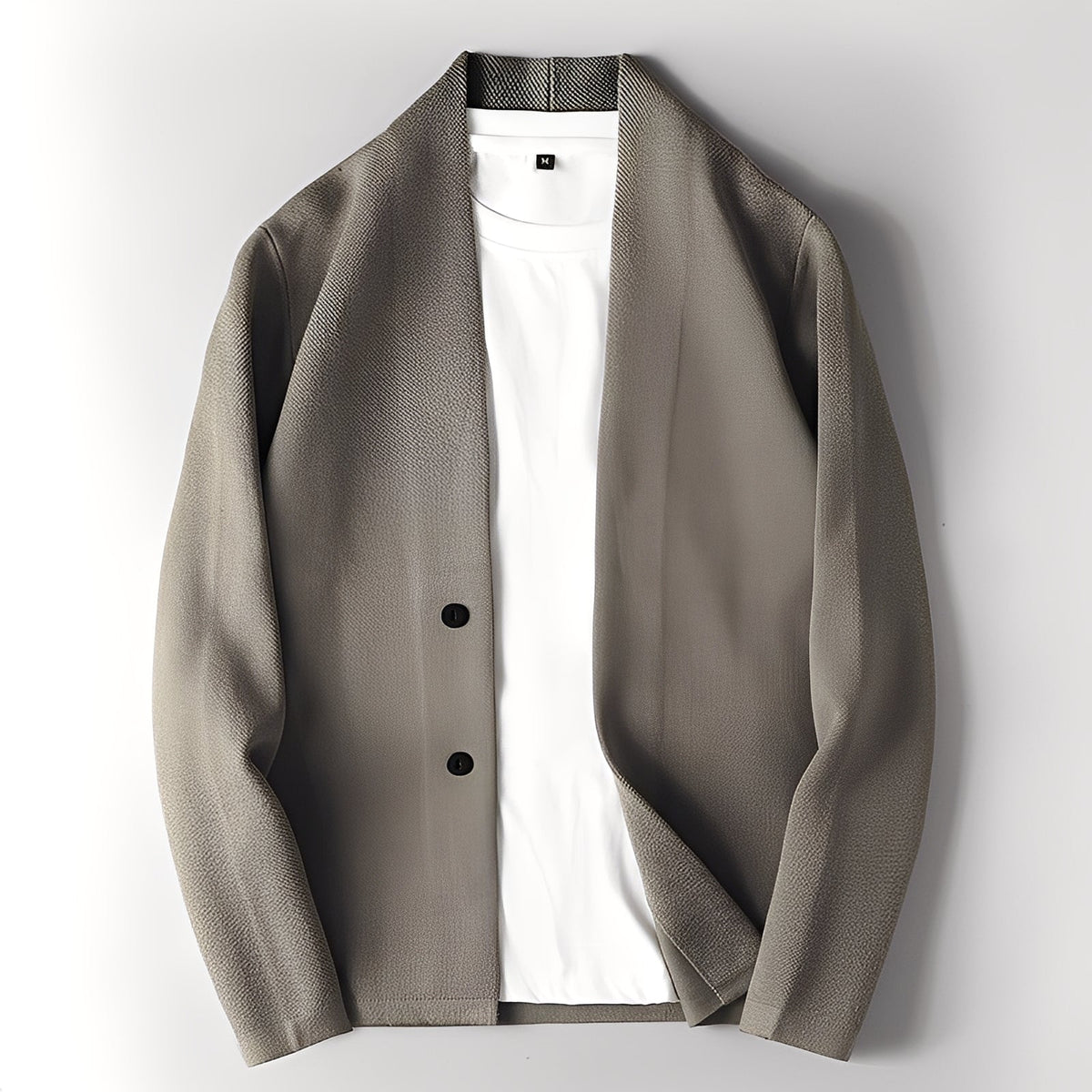 Krohn-e | Lässiger Cardigan mit Knöpfen für Männer