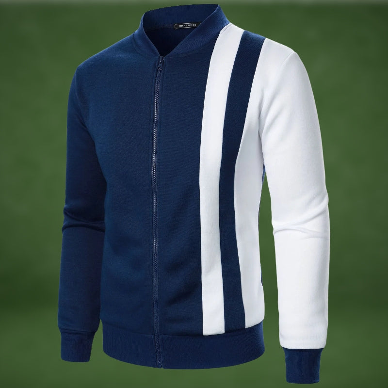 Krohn-e | Sportliches Sweatshirt mit Reißverschluss Polyester-mischung Dynamisches Design