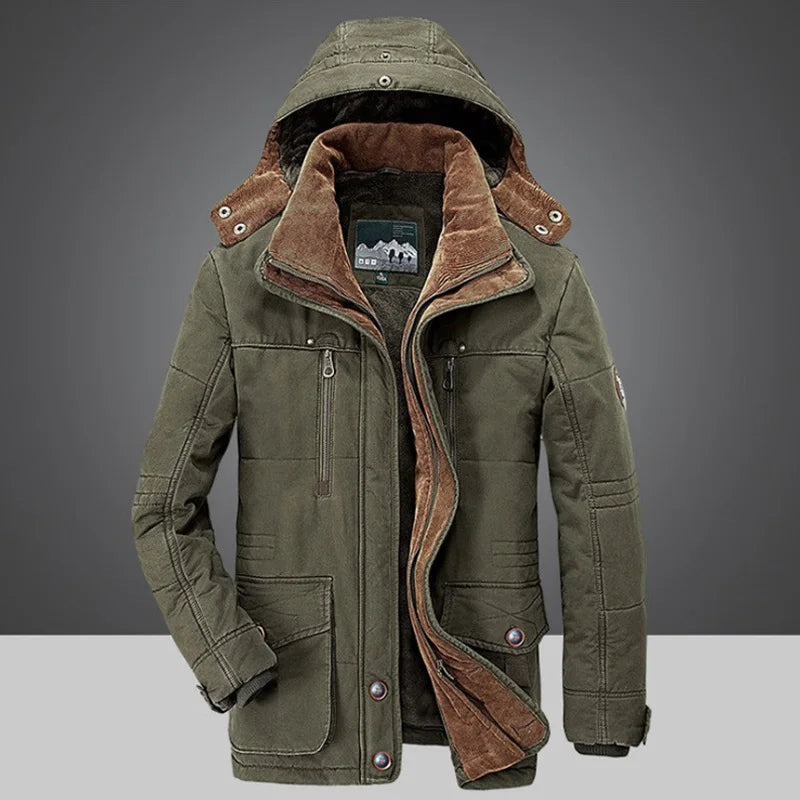 Krohn-e | Robuster Isolierter Wintermantel mit Kapuze"