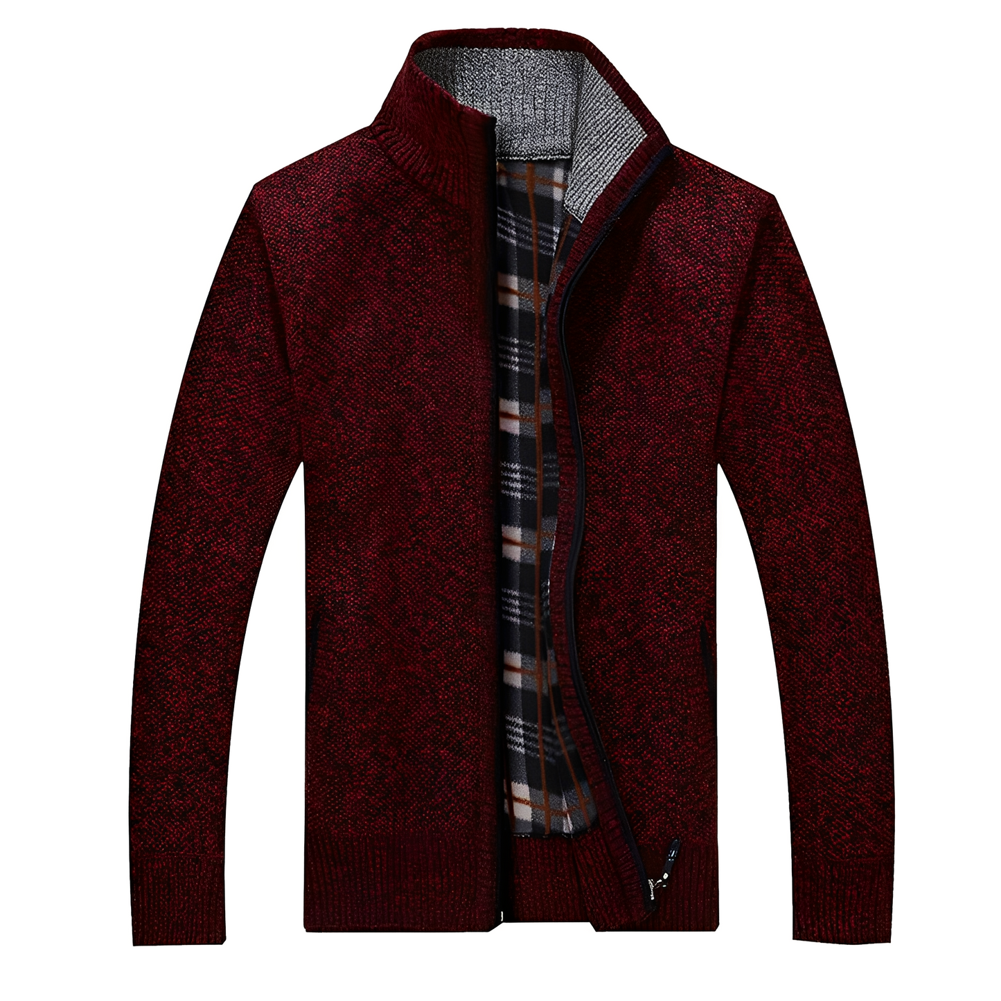 Krohn-e | Stylischer Cardigan mit weichem Fleece-Futter für Männer