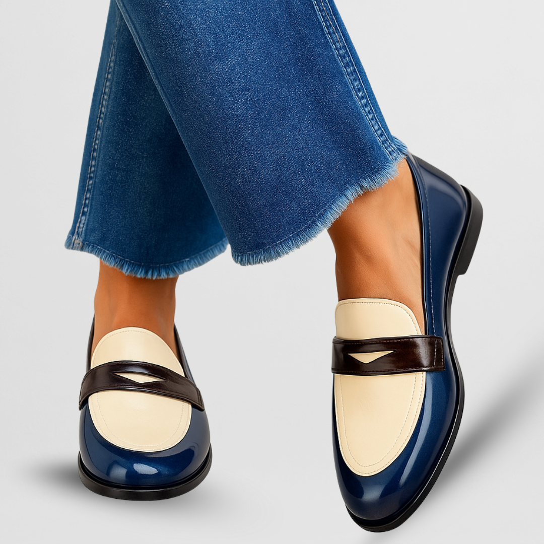 KROHN-E Damen Casual Loafer Slip-On Design