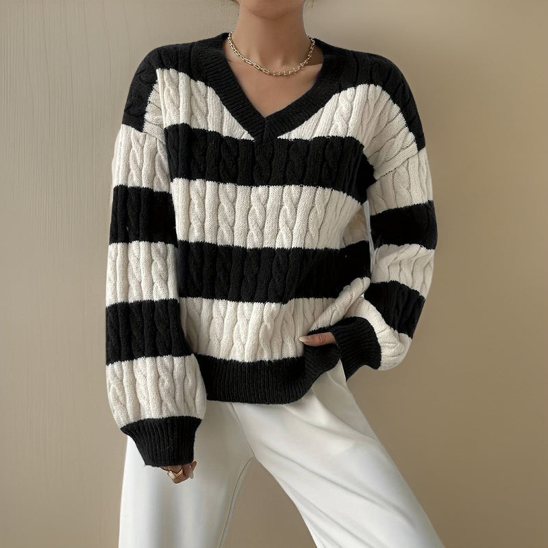 Krohn-e | Pullover mit langen Ärmeln für Frauen Warm