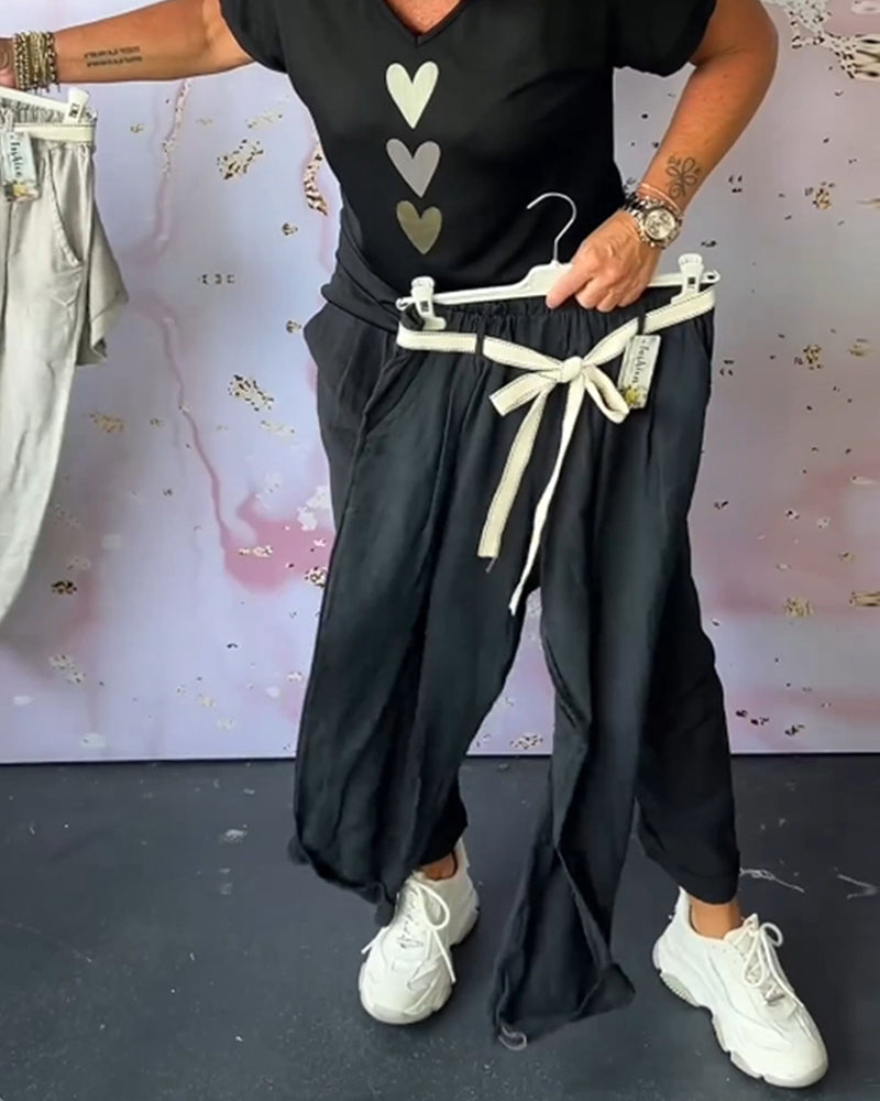 Leichte Hose mit Tasche – Ada