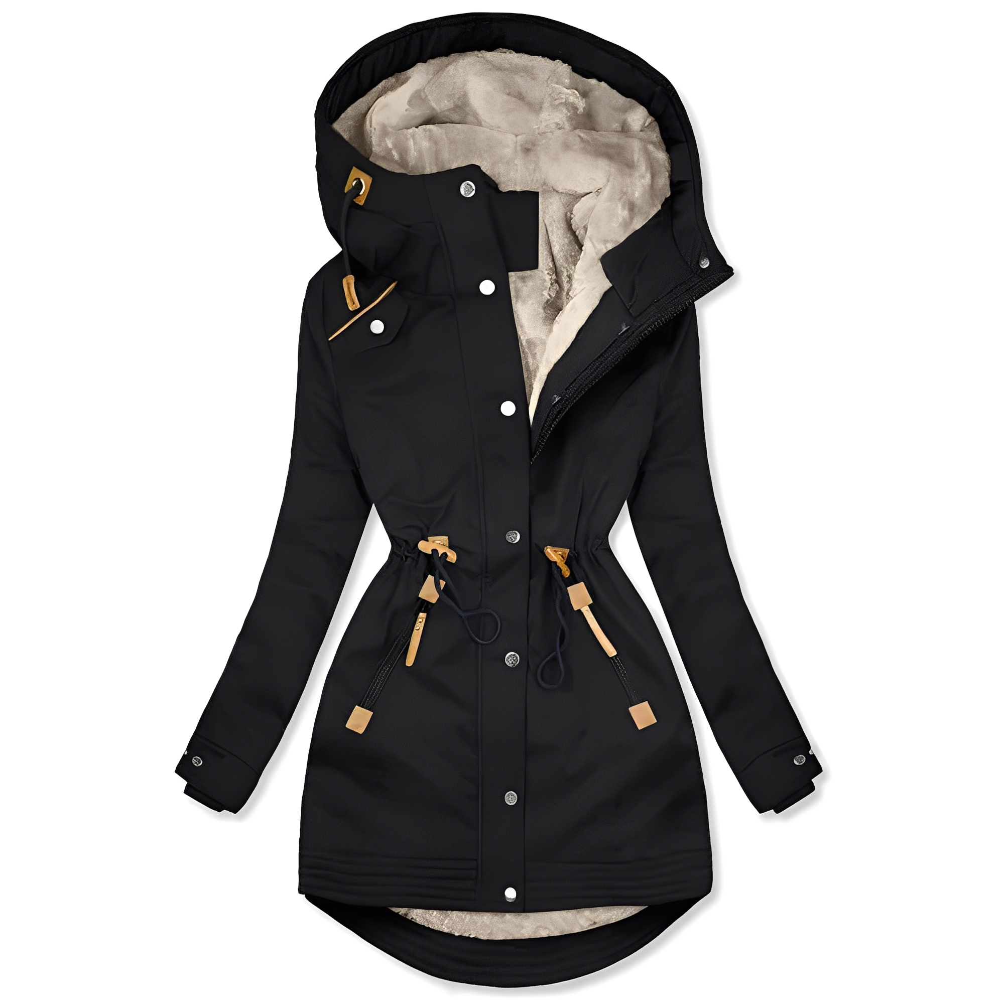 Krohn-e | Stilvolle, Wetterfeste Parka Jacke für Frauen