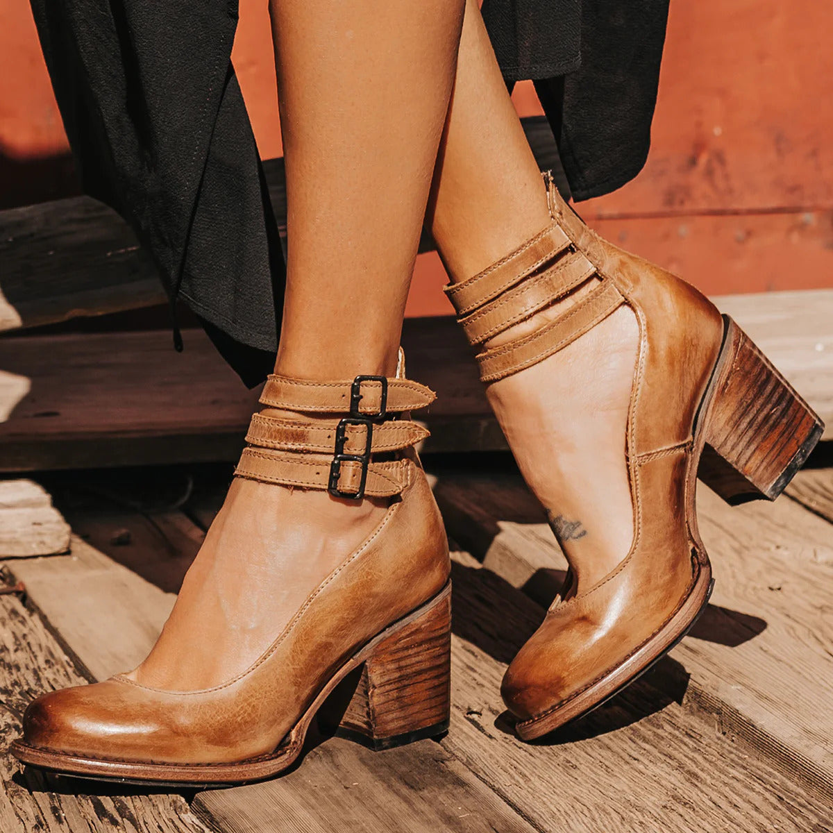 Krohn-e | Leder Stiefeletten