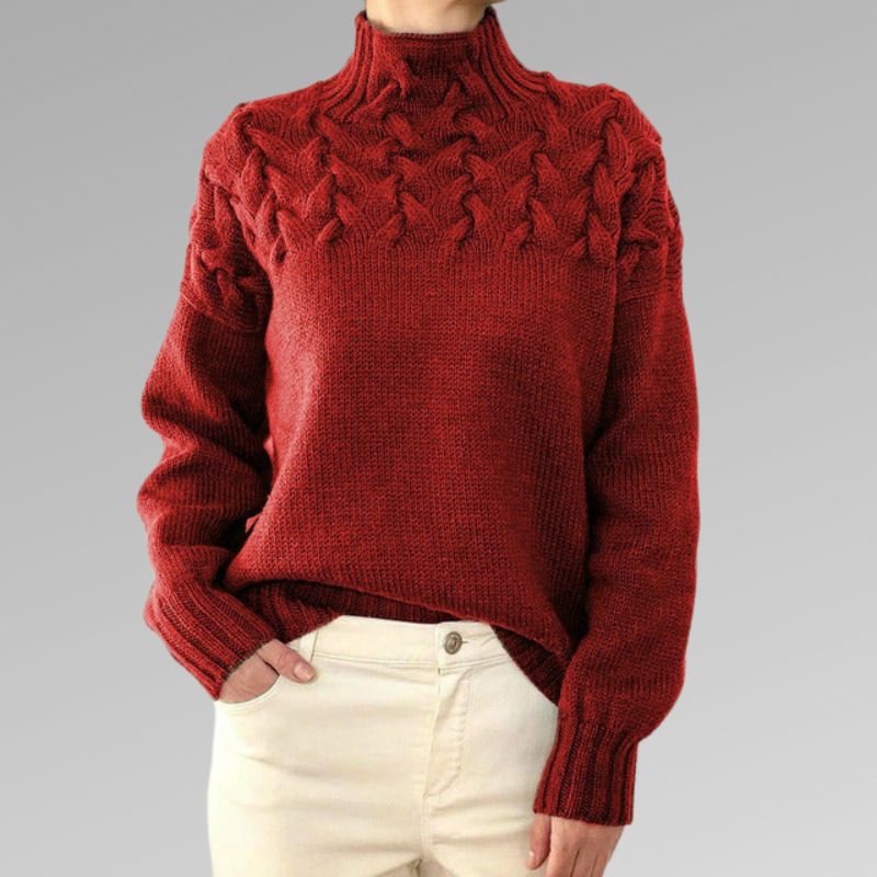 Krohn-e | Eleganter und Warmer Rollkragenpullover