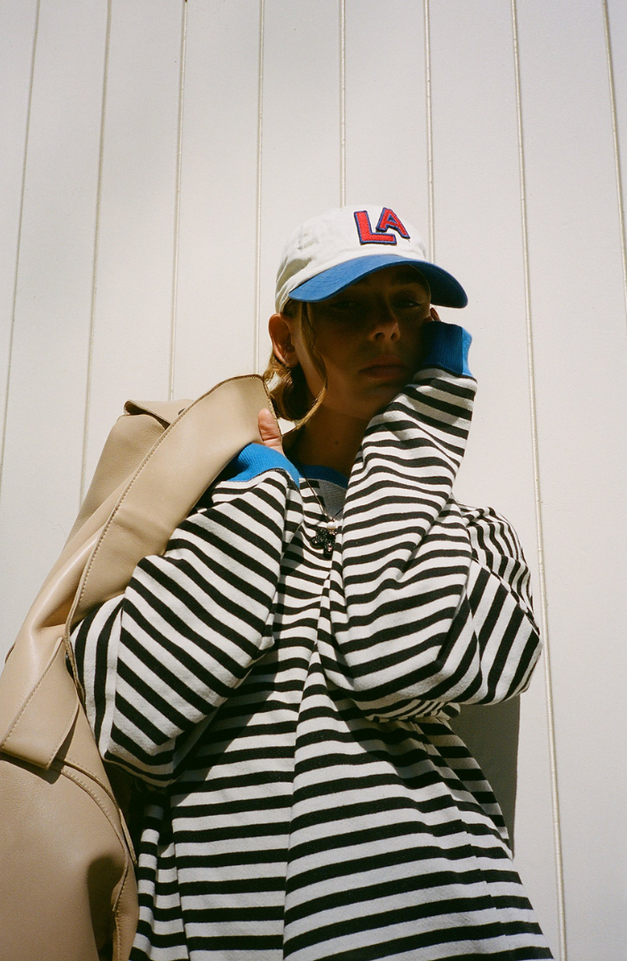 Fudus Oversized Striped Jersey