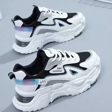 Karoline Damen Sneaker, chunky Sohle