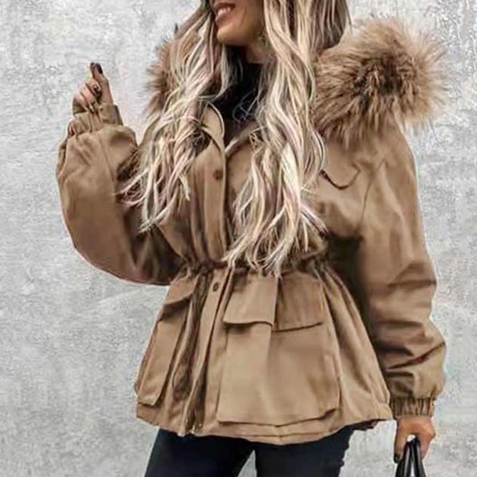 Krohn-e | Bontgefütterte Winterjacke