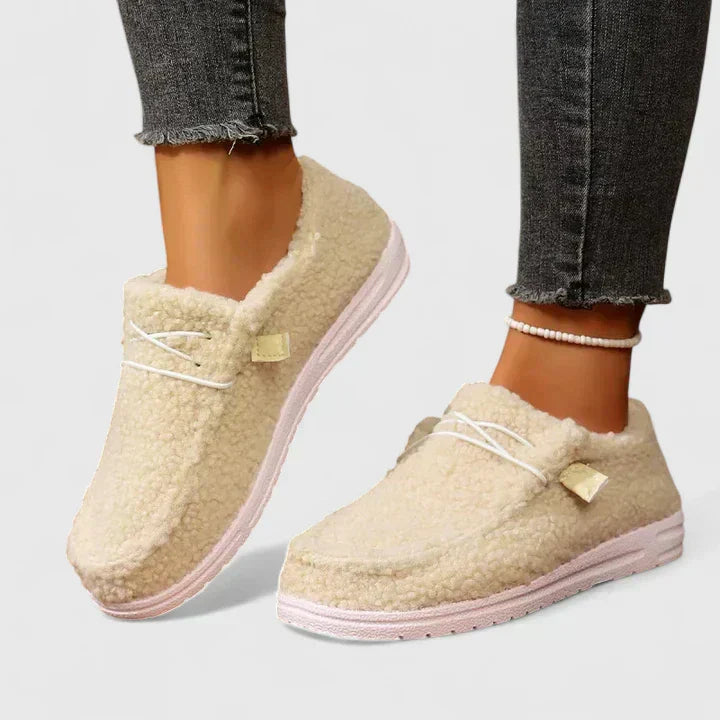 KROHN-E Damen Loafer bequeme Passform vielseitiger Stil Casual-Schuhe