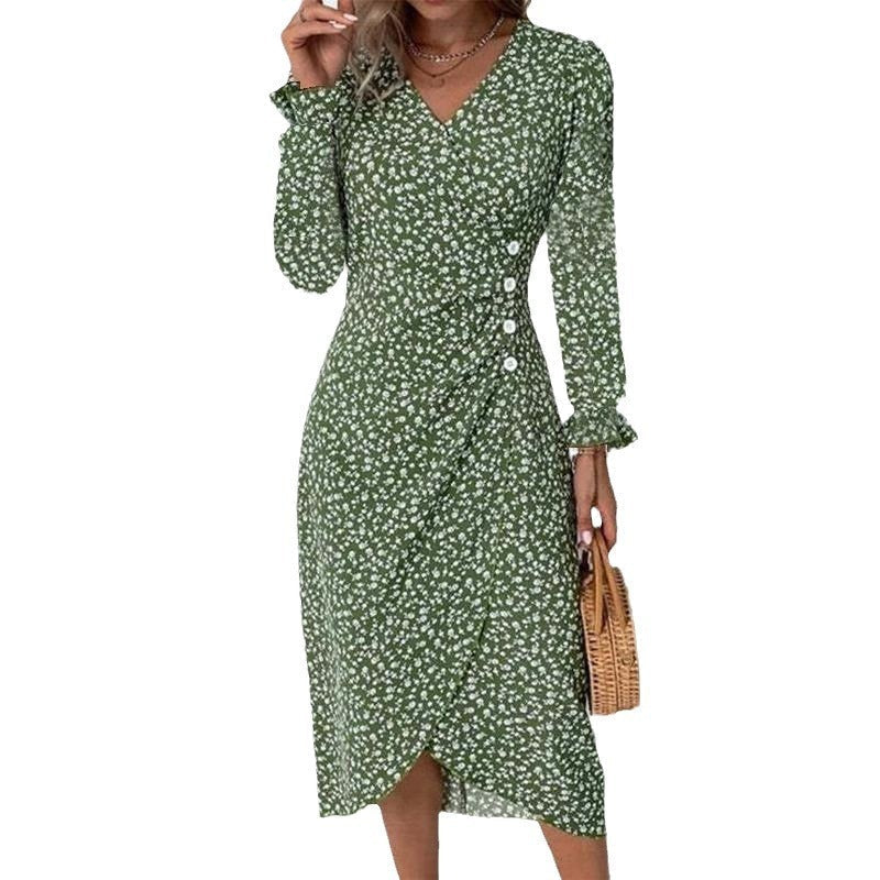 Fudus Kleid: Asymmetrisch, Puffärmel