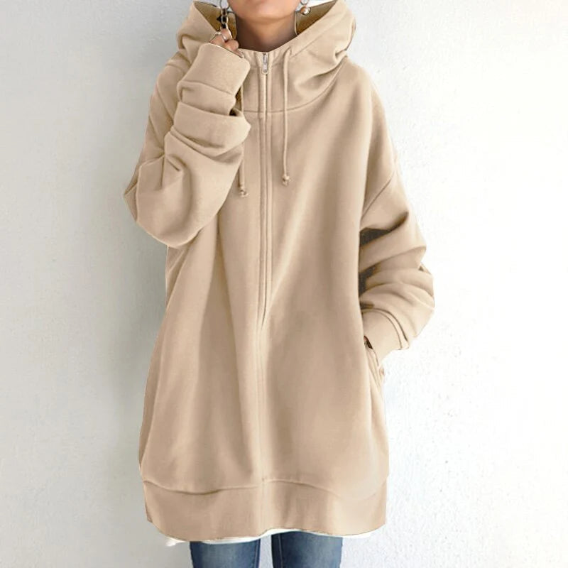 Fudus Damen Kapuzenjacke: Oversized und stylisch