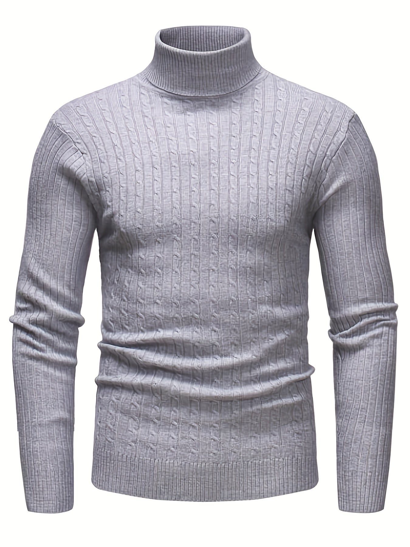 Krohn-e | Kabelstrick Rollkragenpullover Weich und Warm Perfekt für Herbst und Winter