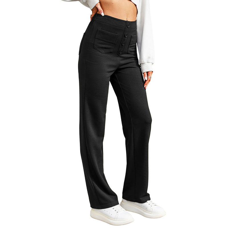 Nina Stretch-Hose mit hoher Taille