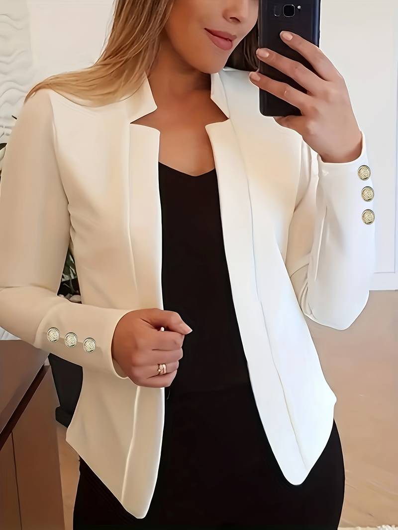 Krohn-e | Freizeit Damen Blazer Mit Knöpfen