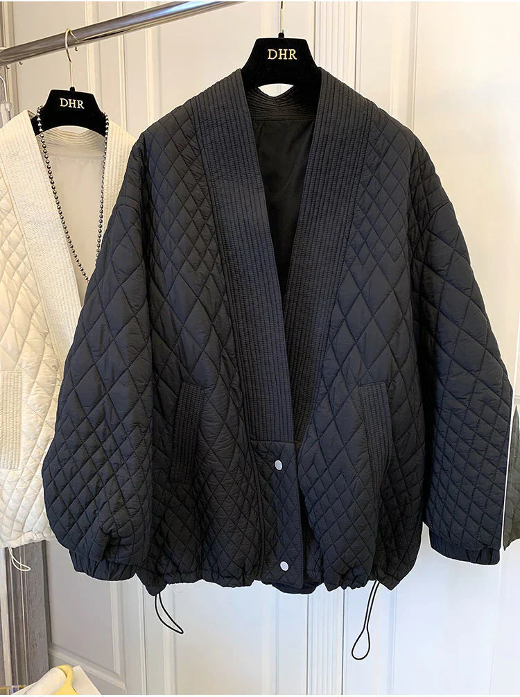 Krohn-e | Fashion Retro Baumwollgepuffte Jacke