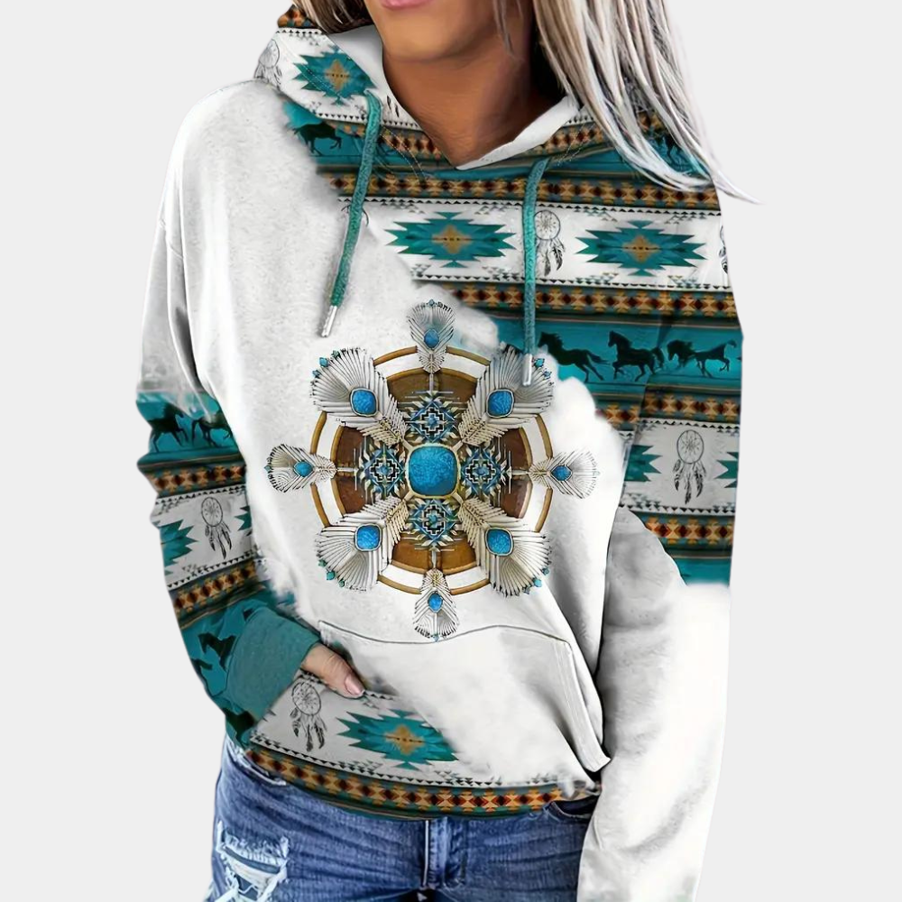 Modernes Kapuzenpullover für Damen von Fudus