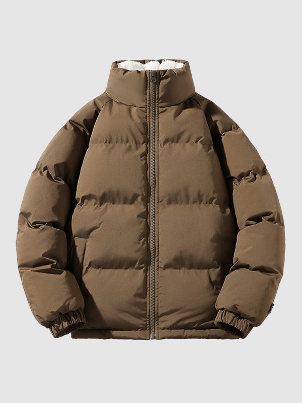 Krohn-e | Gepolsterte Jacke Teddy-futter Warm und Winddicht