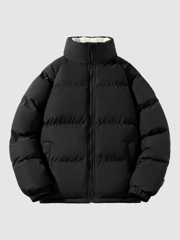 Krohn-e | Gepolsterte Jacke Teddy-futter Warm und Winddicht