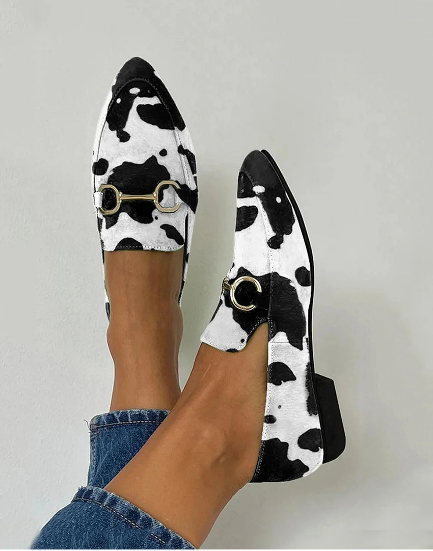 KROHN-E Damen Loafer Slip-On Elegant Business